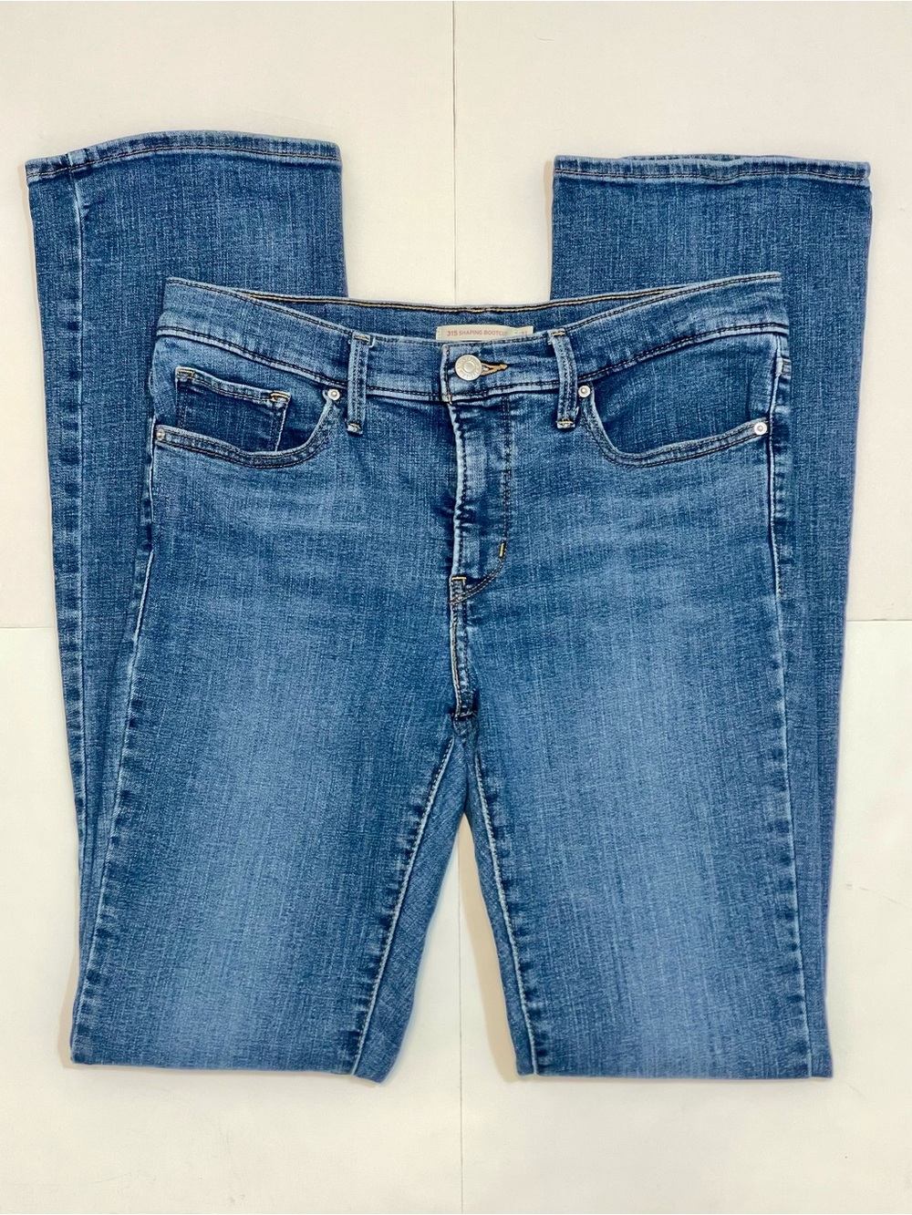 Levi's 315 Shaping Bootcut Mid-Rise Women's Blue Jeans Size 31
